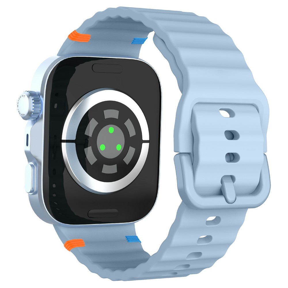  Huawei Watch Fit 4 Pro / 4 / 3 Klockarmband Wave Silikon Blå - Teknikhallen.se