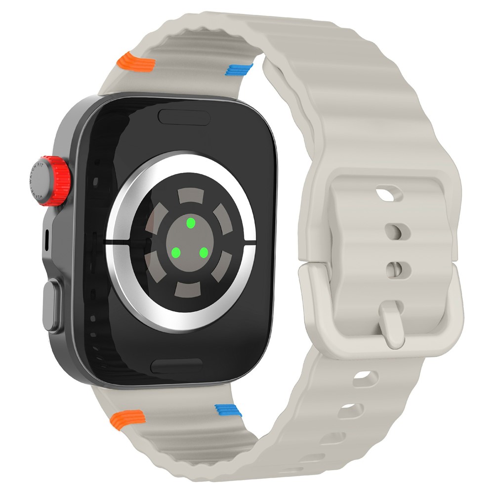  Huawei Watch Fit 4 Pro / 4 / 3 Klockarmband Wave Silikon Starlight - Teknikhallen.se