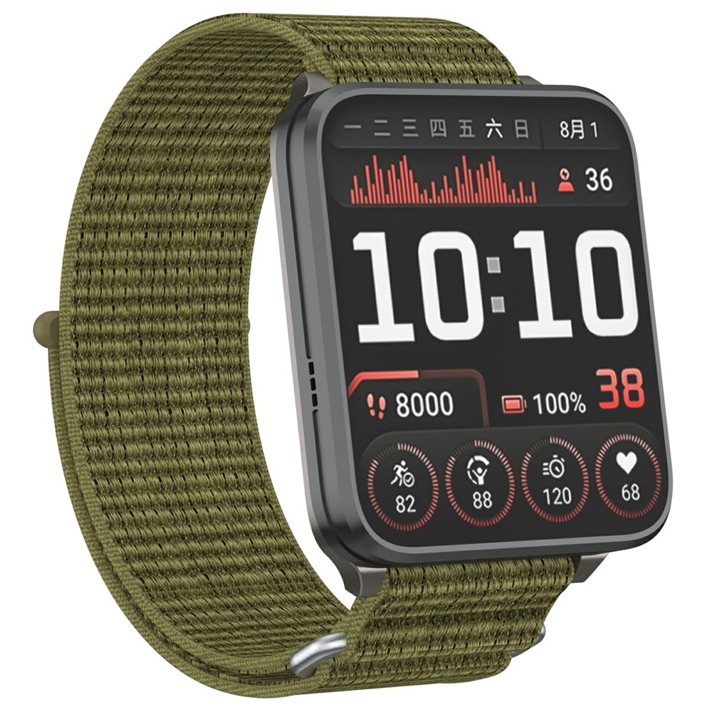  Garmin Venu X1 Armband Nylon Loop Oliv Grön - Teknikhallen.se