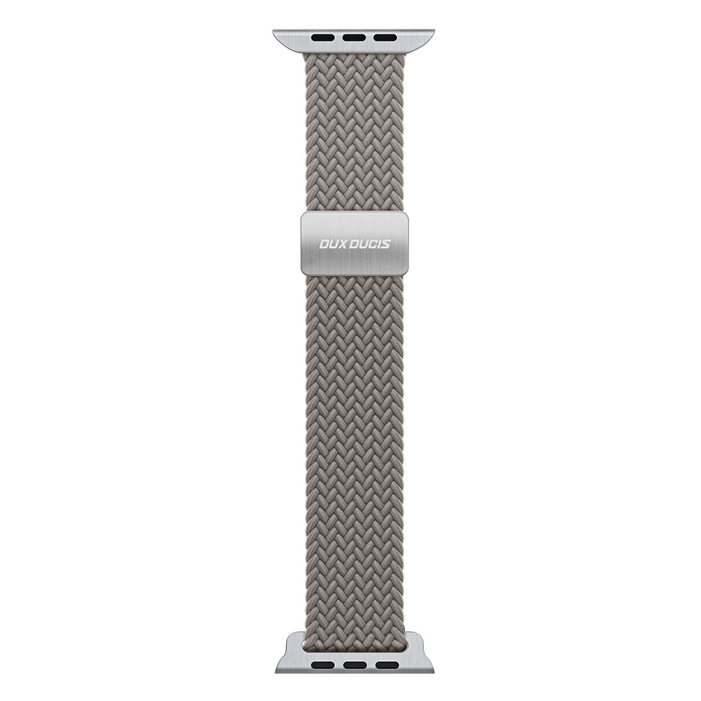 DUX DUCIS DUX DUCIS Apple Watch 38/40/41/42 mm Armband Flätat Grå - Teknikhallen.se