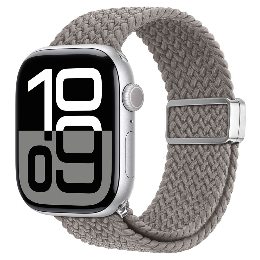 DUX DUCIS DUX DUCIS Apple Watch 38/40/41/42 mm Armband Flätat Grå - Teknikhallen.se