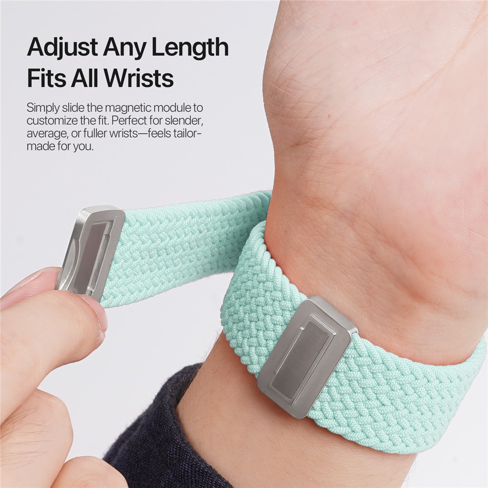 DUX DUCIS DUX DUCIS Apple Watch 38/40/41/42 mm Armband Flätat Grön - Teknikhallen.se