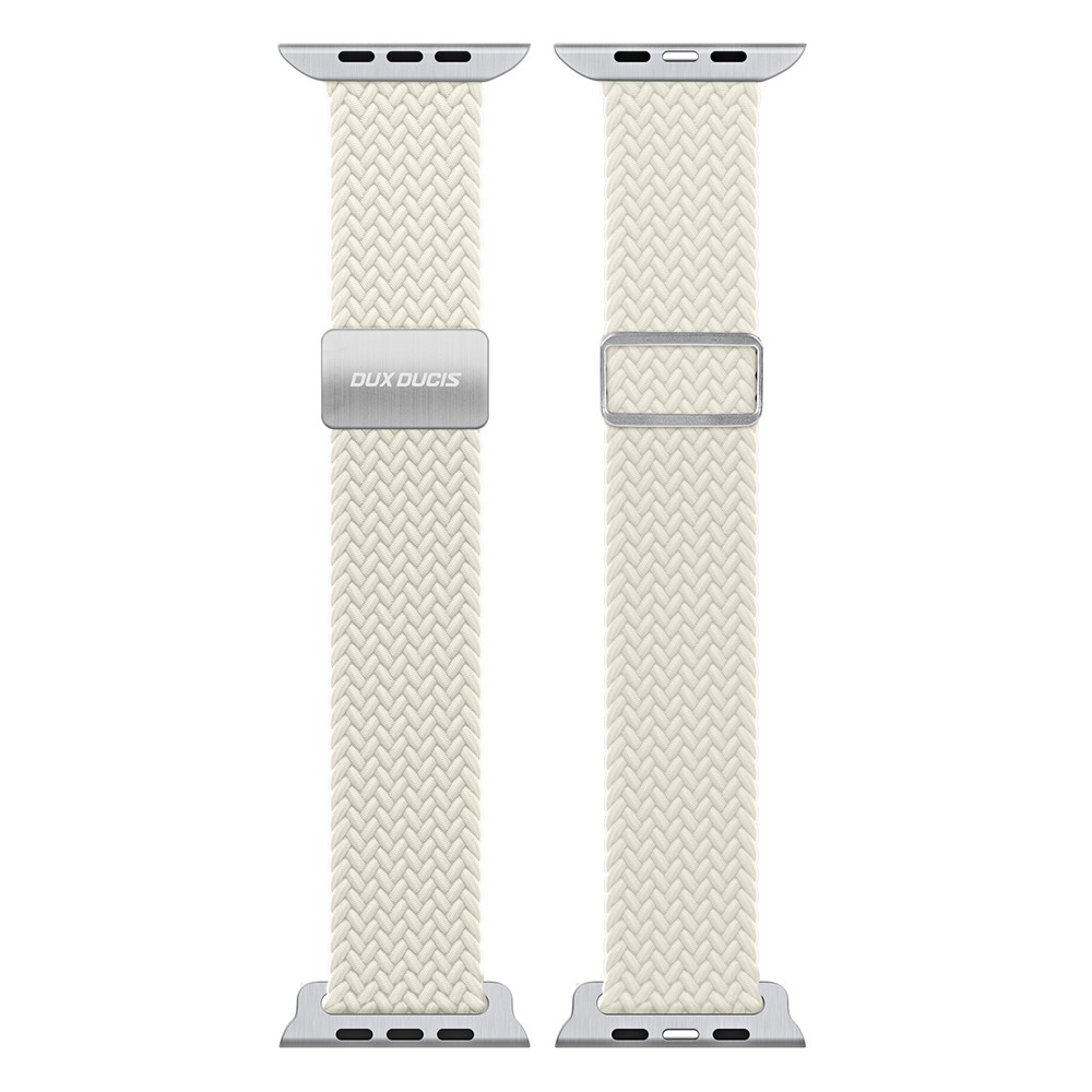 DUX DUCIS DUX DUCIS Apple Watch 38/40/41/42 mm Armband Flätat Starlight - Teknikhallen.se