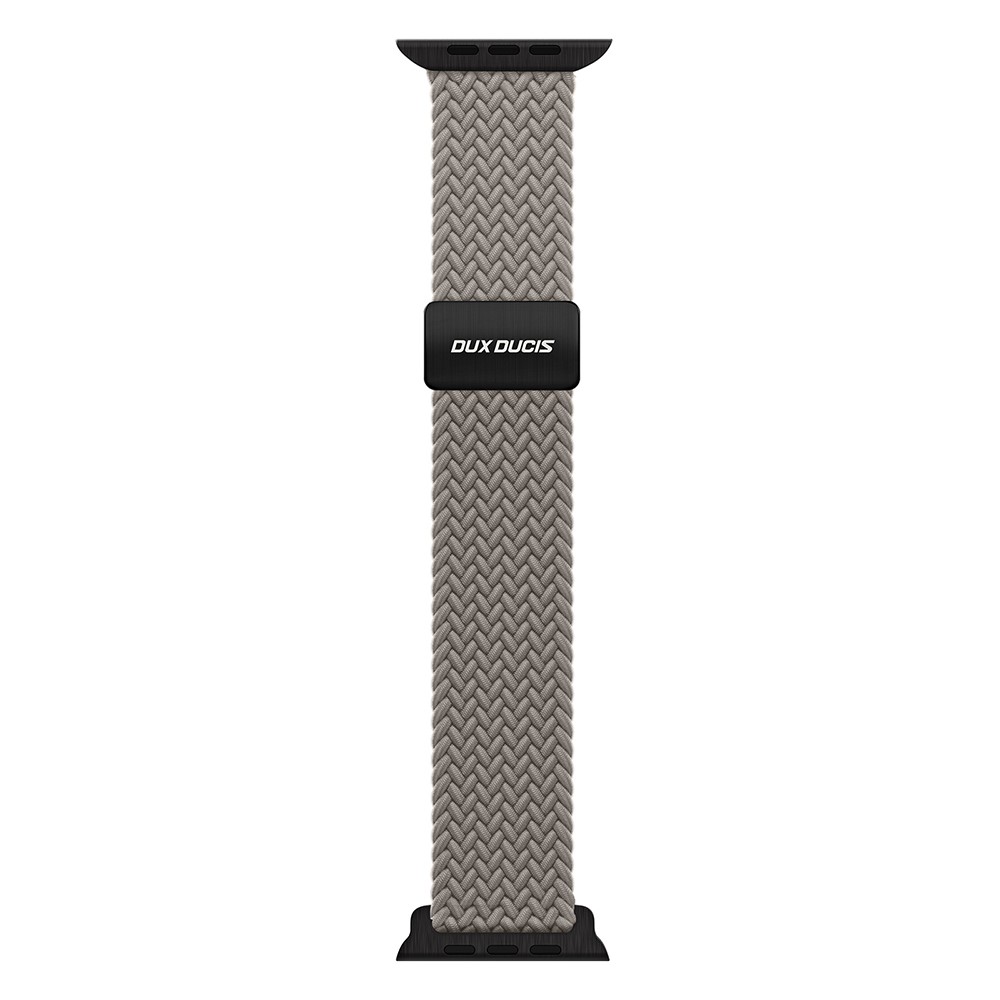DUX DUCIS DUX DUCIS Apple Watch 42/44/45/46/49 mm Armband Flätat Grå - Teknikhallen.se