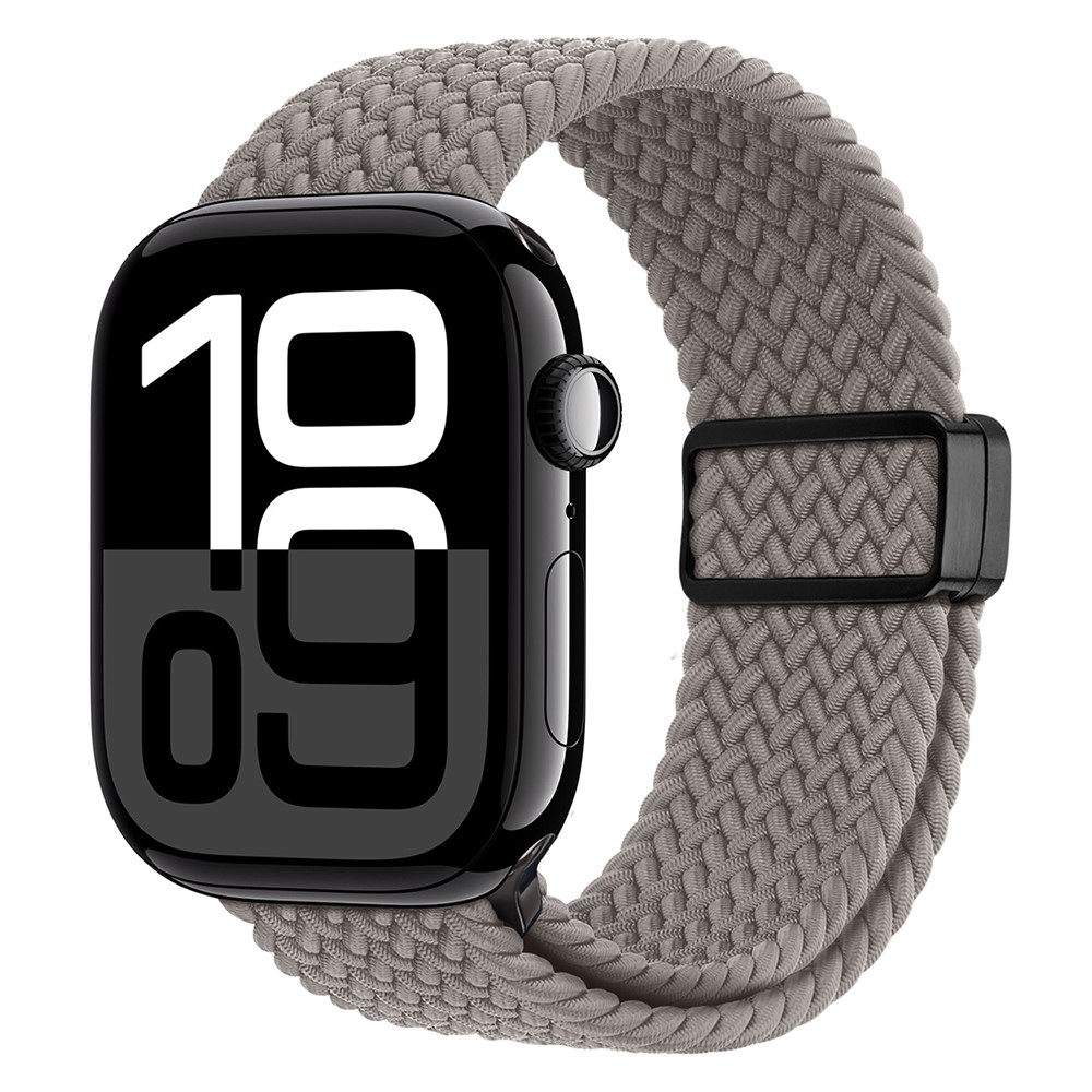 DUX DUCIS DUX DUCIS Apple Watch 42/44/45/46/49 mm Armband Flätat Grå - Teknikhallen.se