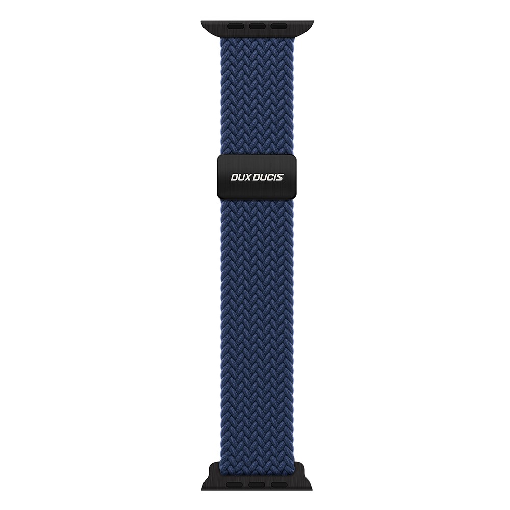 DUX DUCIS DUX DUCIS Apple Watch 42/44/45/46/49 mm Armband Flätat Mörk Blå - Teknikhallen.se