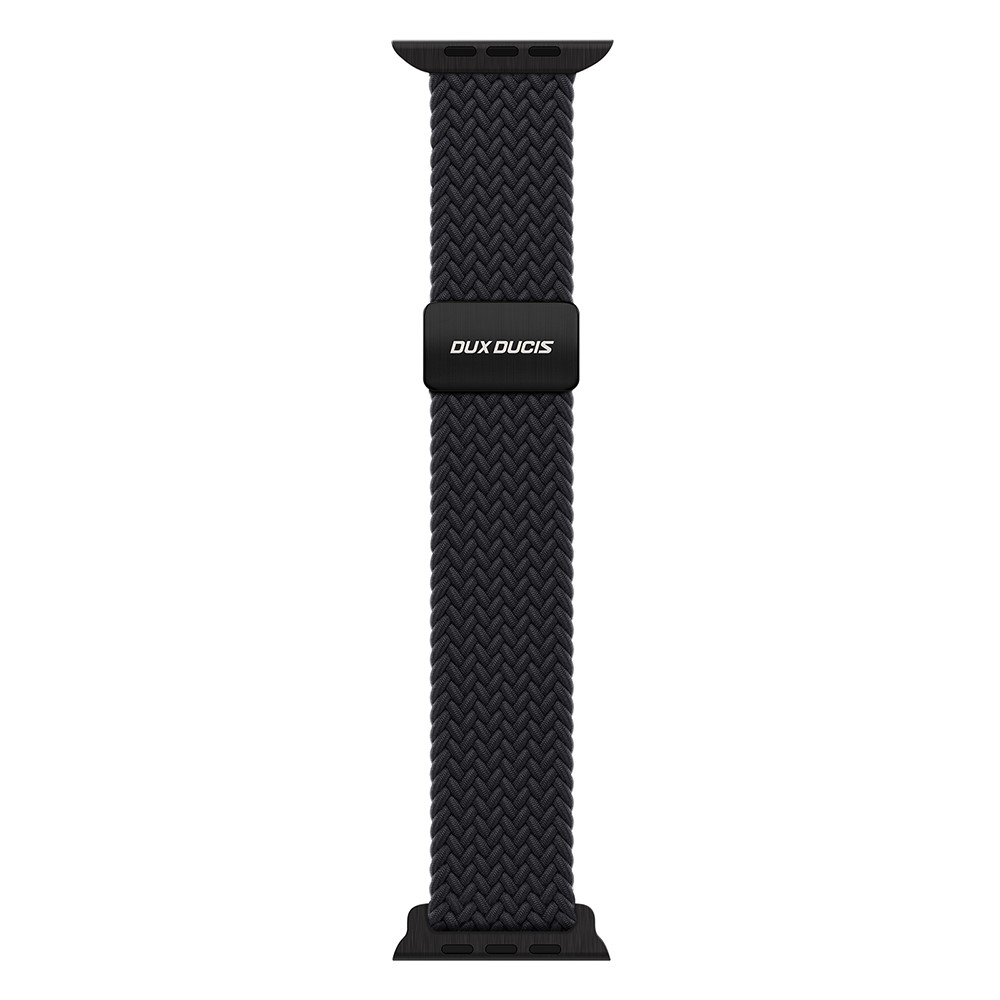 DUX DUCIS DUX DUCIS Apple Watch 42/44/45/46/49 mm Armband Flätat Svart - Teknikhallen.se