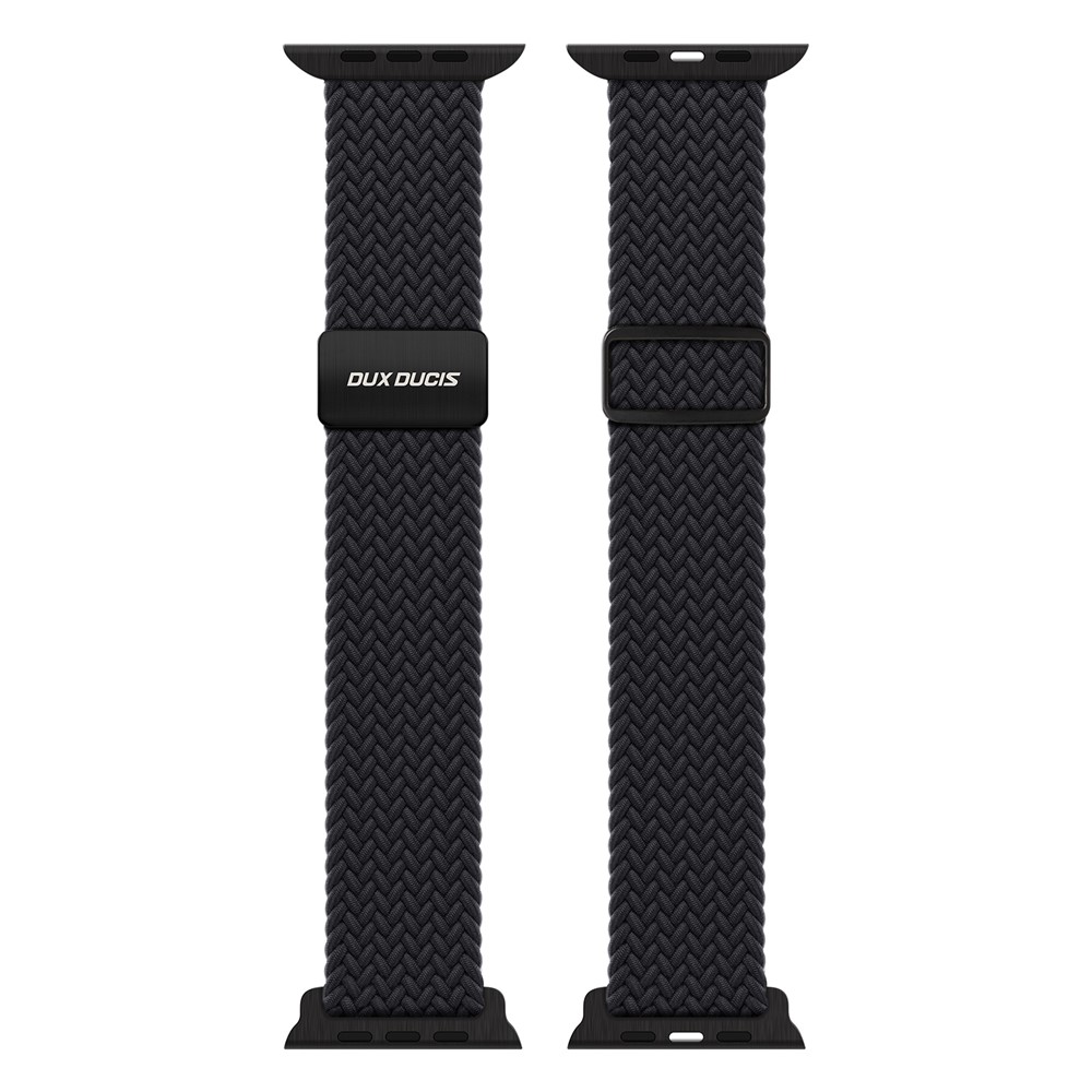 DUX DUCIS DUX DUCIS Apple Watch 42/44/45/46/49 mm Armband Flätat Svart - Teknikhallen.se