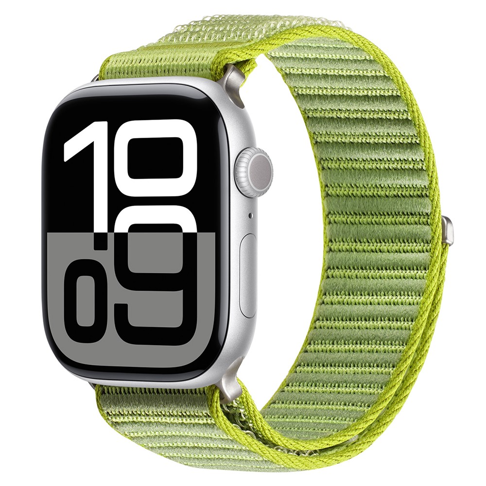 DUX DUCIS DUX DUCIS Apple Watch 38/40/41/42 mm Armband Nylon Loop Grön - Teknikhallen.se