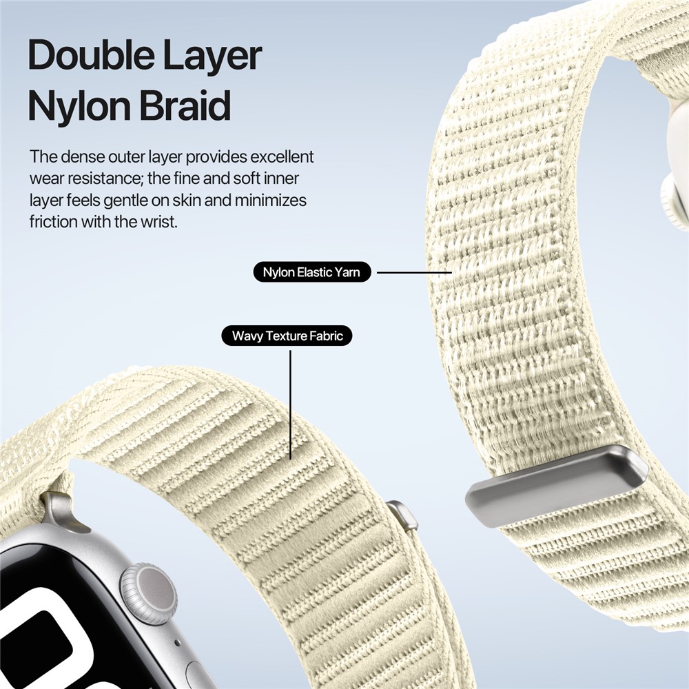 DUX DUCIS DUX DUCIS Apple Watch 38/40/41/42 mm Armband Nylon Loop - Teknikhallen.se