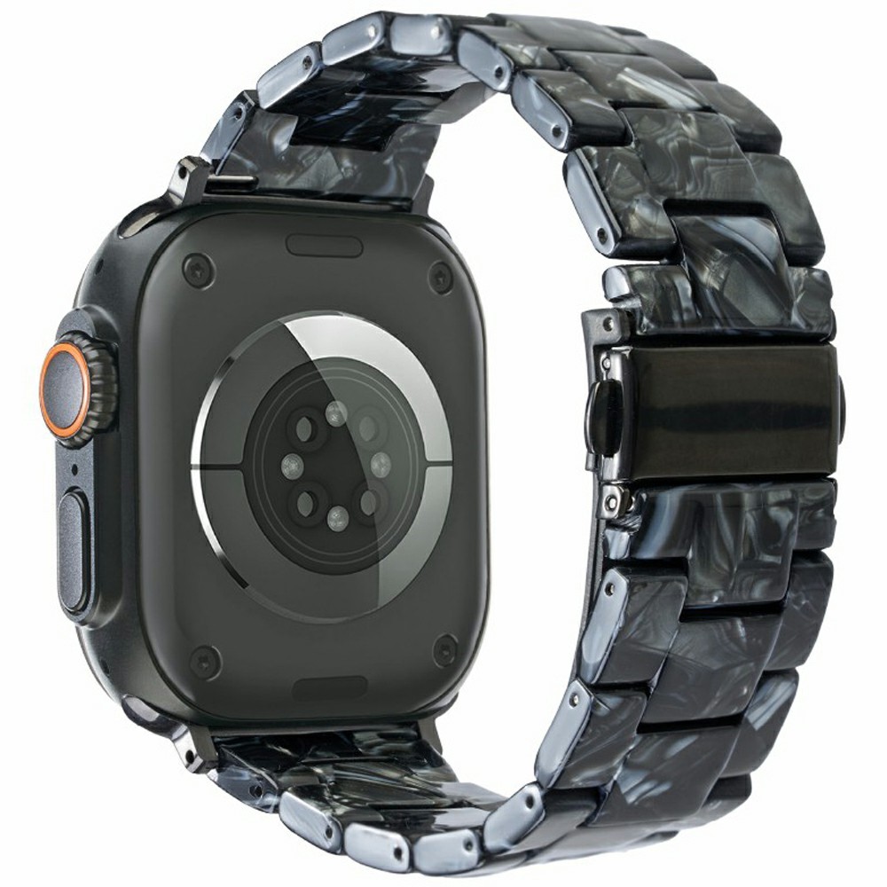 LEMONDA LEMONDA Apple Watch 38/40/41/42 mm Armband Resin Svart - Teknikhallen.se