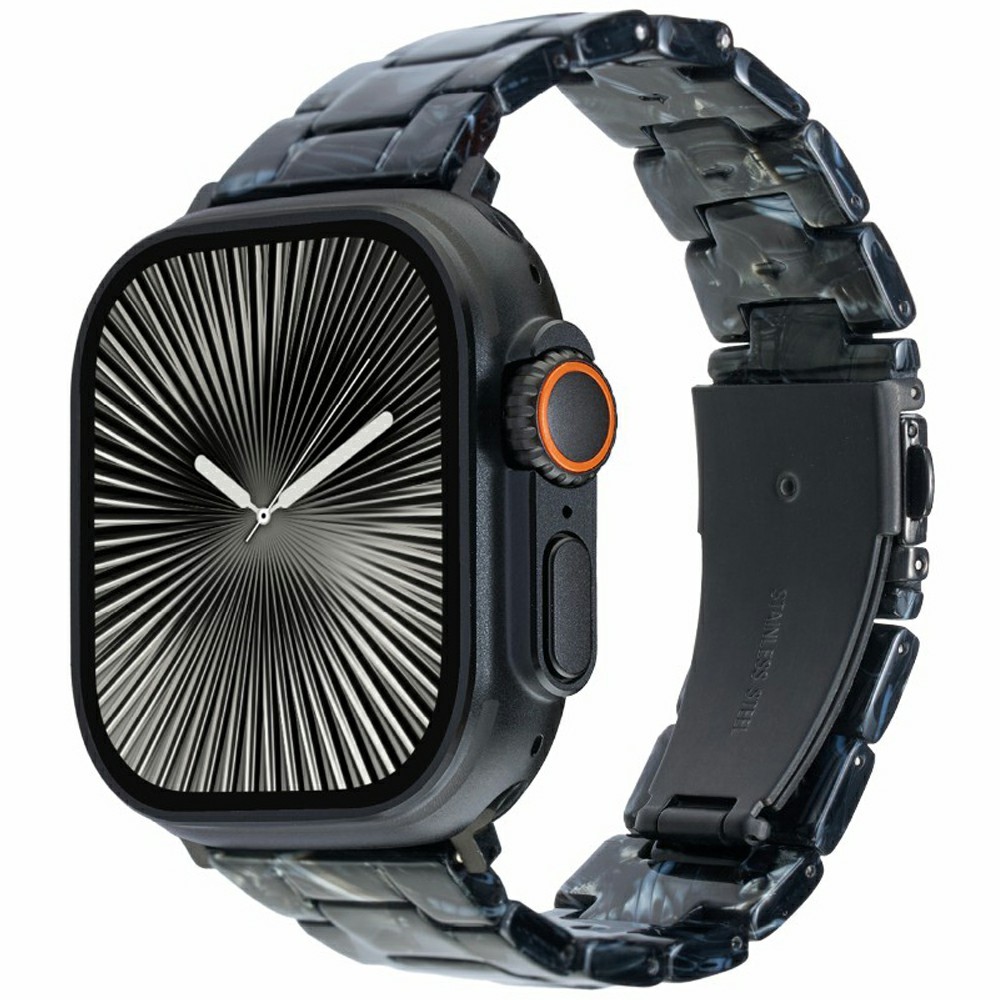LEMONDA LEMONDA Apple Watch 38/40/41/42 mm Armband Resin Svart - Teknikhallen.se