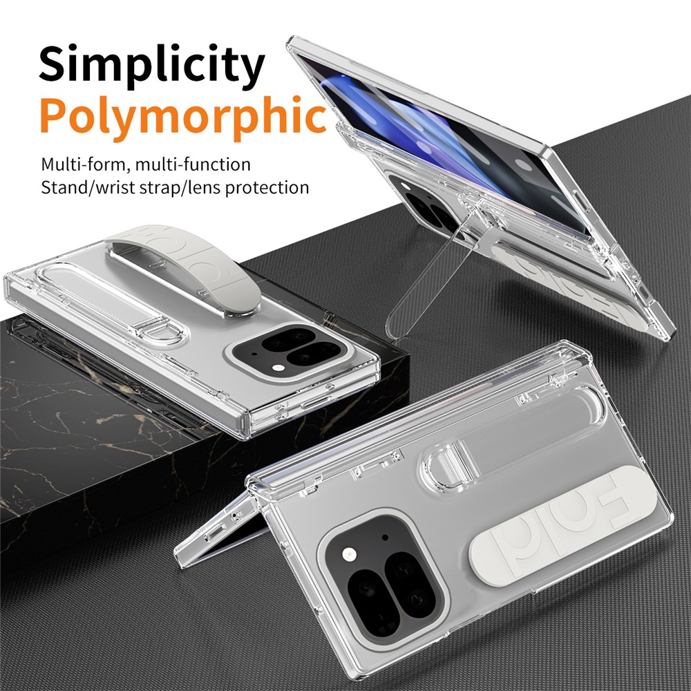  Google Pixel 10 Pro Fold Skal Kickstand Transparent - Teknikhallen.se