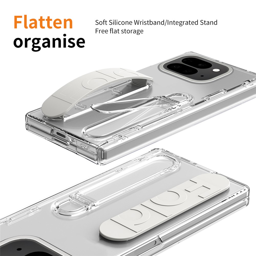  Google Pixel 10 Pro Fold Skal Kickstand Transparent - Teknikhallen.se