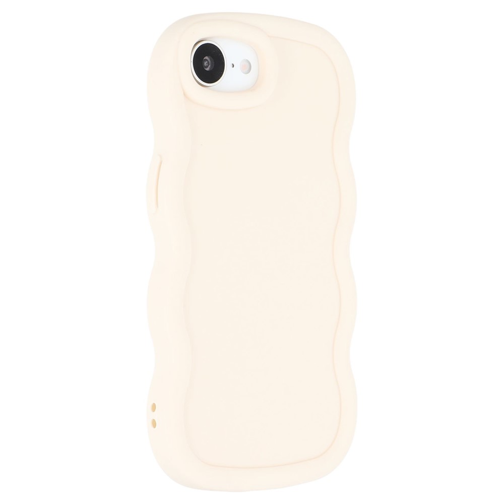  iPhone 16e Mobilskal Wavy Off White - Teknikhallen.se