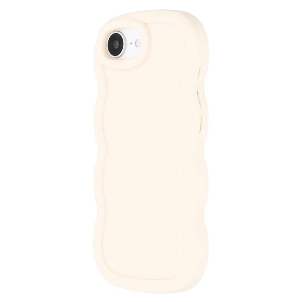 iPhone 16e Mobilskal Wavy Off White - Teknikhallen.se