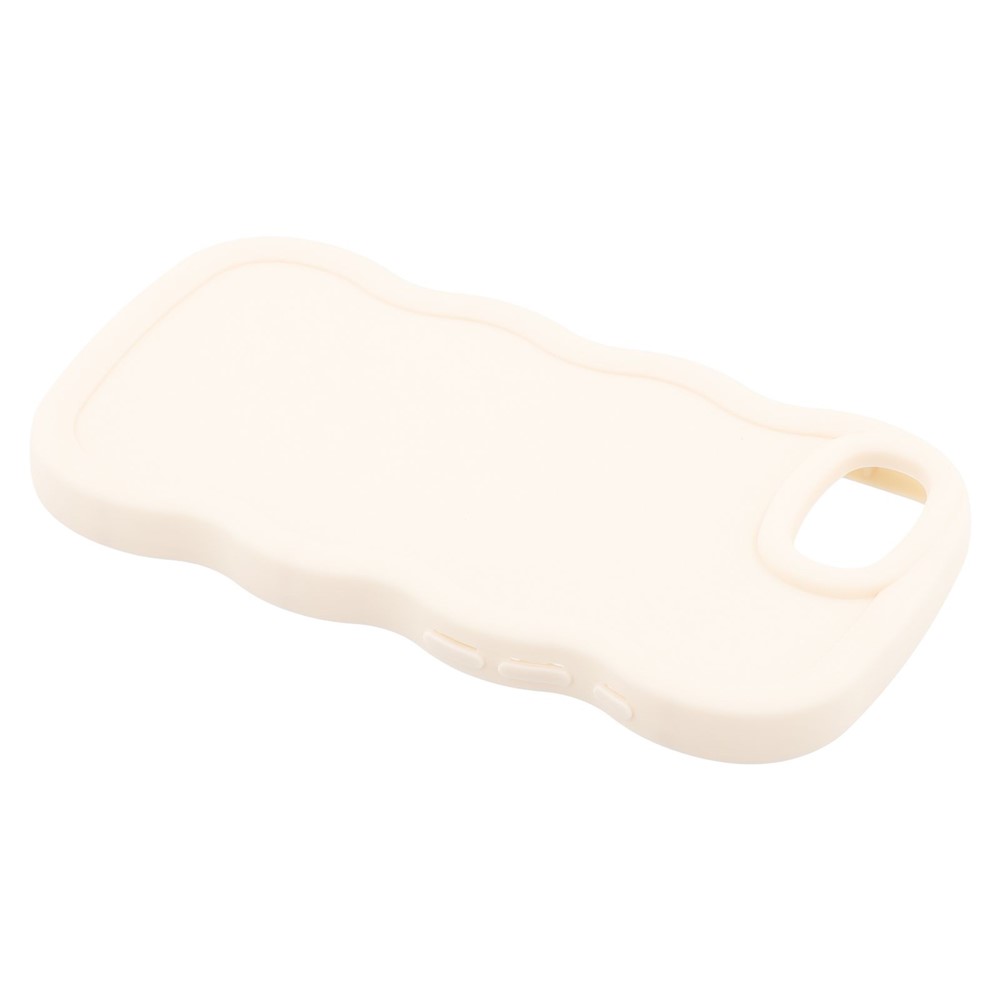  iPhone 16e Mobilskal Wavy Off White - Teknikhallen.se