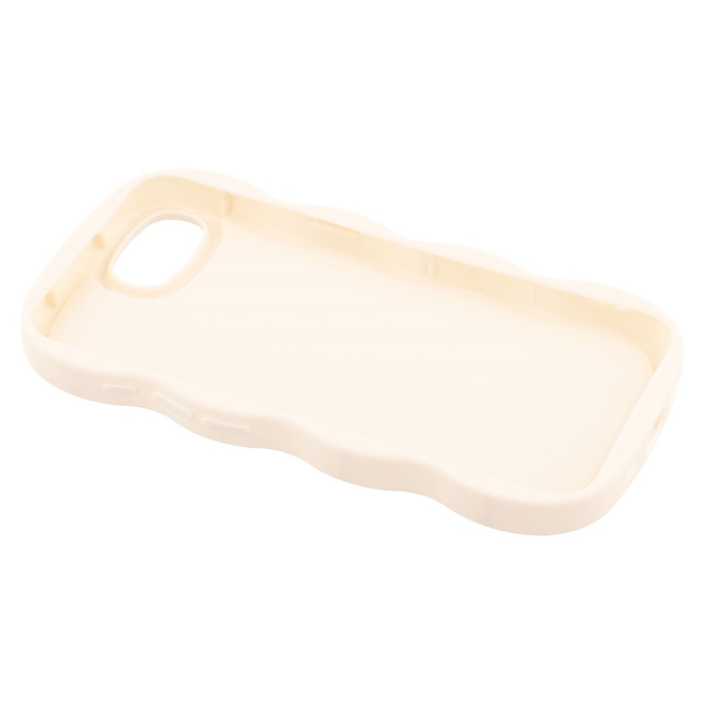  iPhone 16e Mobilskal Wavy Off White - Teknikhallen.se