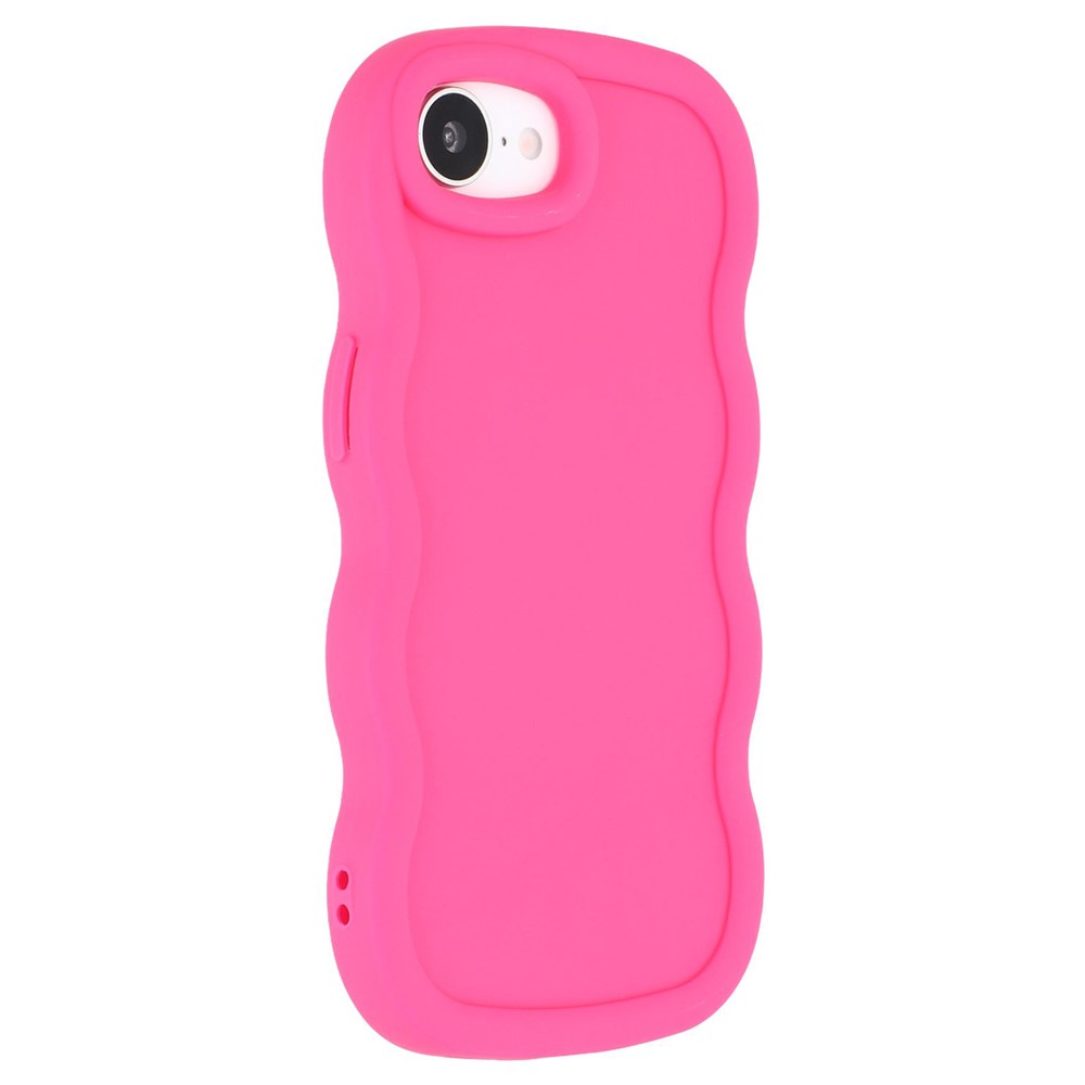  iPhone 16e Mobilskal Wavy Rosa - Teknikhallen.se