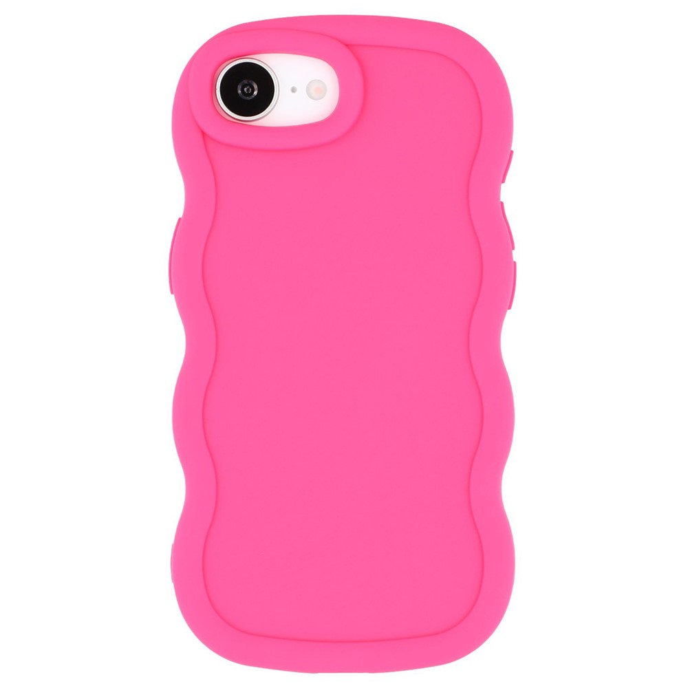  iPhone 16e Mobilskal Wavy Rosa - Teknikhallen.se