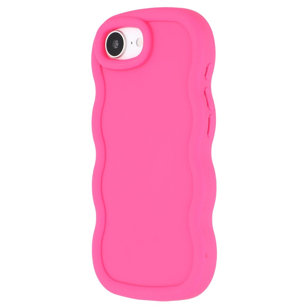  iPhone 16e Mobilskal Wavy Rosa - Teknikhallen.se