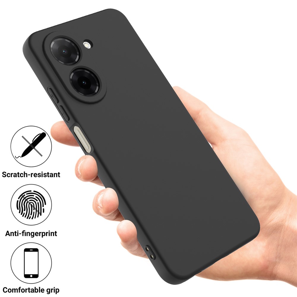  Xiaomi Redmi A5 Skal Liquid Silikon Svart - Teknikhallen.se