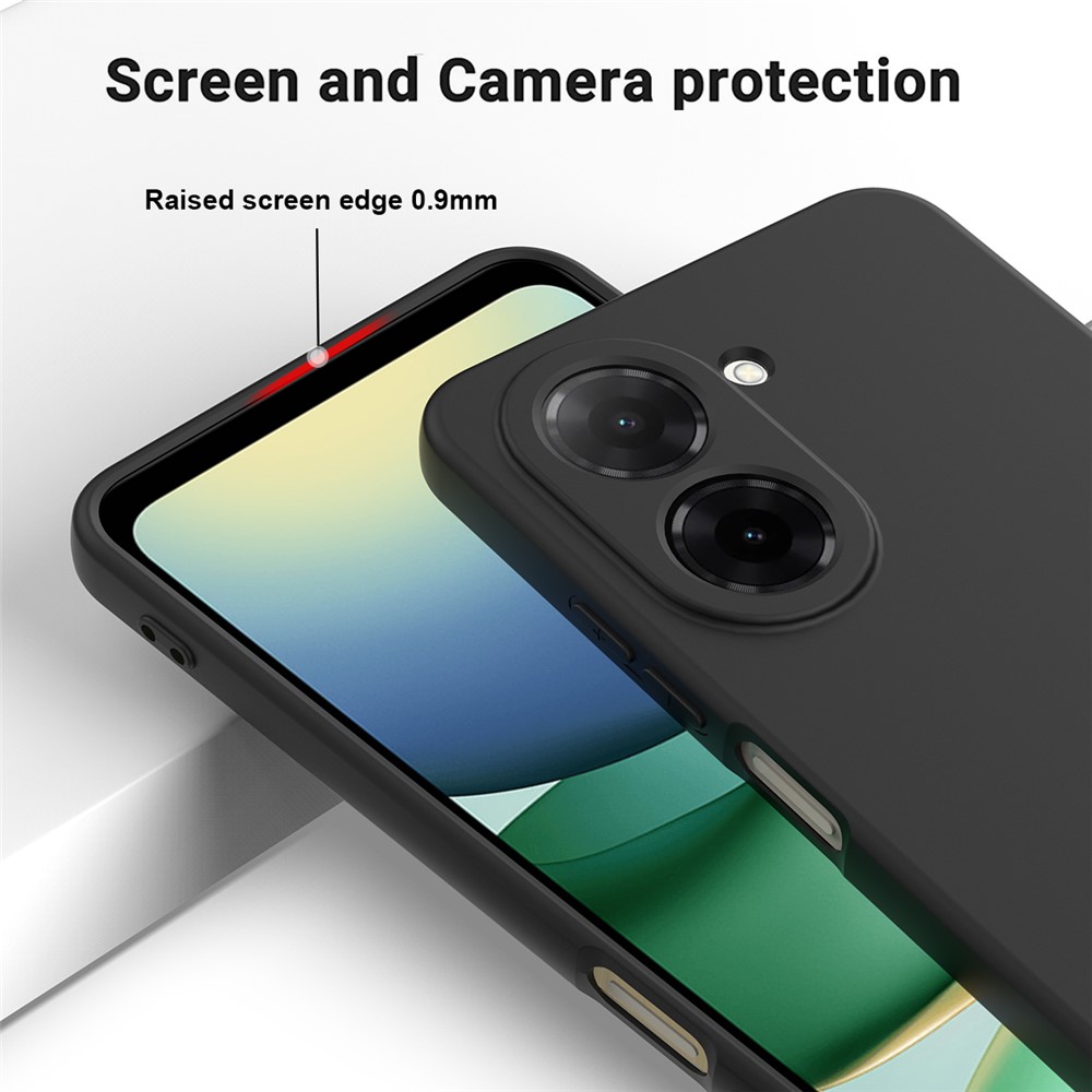  Xiaomi Redmi A5 Skal Liquid Silikon Svart - Teknikhallen.se