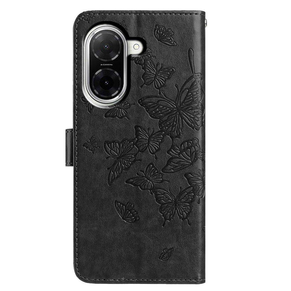  Xiaomi Redmi A5 Fodral Med Fjäril Tryck Svart - Teknikhallen.se