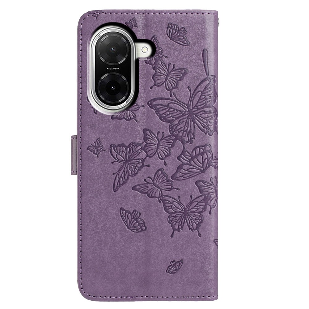  Xiaomi Redmi A5 Fodral Med Fjäril Tryck Lila - Teknikhallen.se