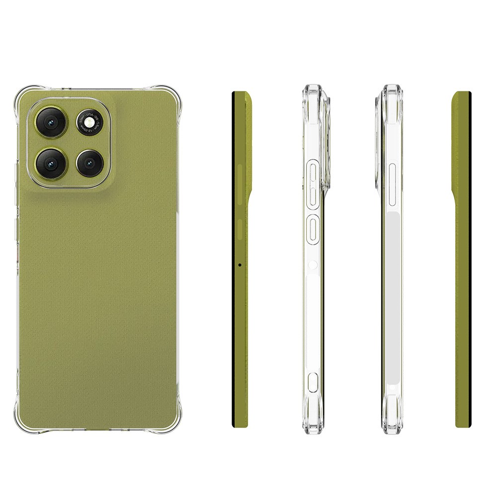  Motorola Moto G86 5G Skal Shockproof TPU Transparent - Teknikhallen.se