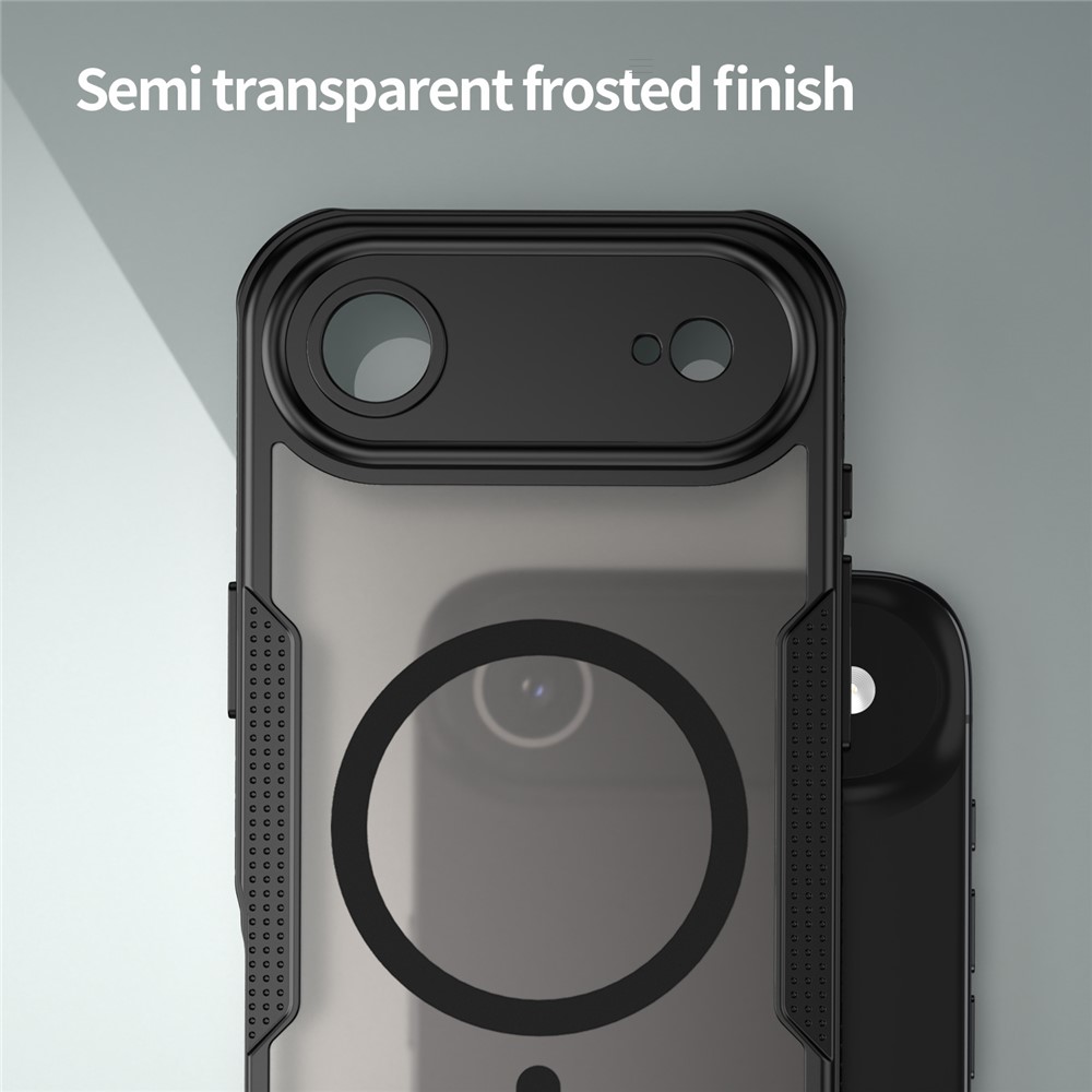  iPhone 17 Air Skal MagSafe Hybrid Armor Svart - Teknikhallen.se