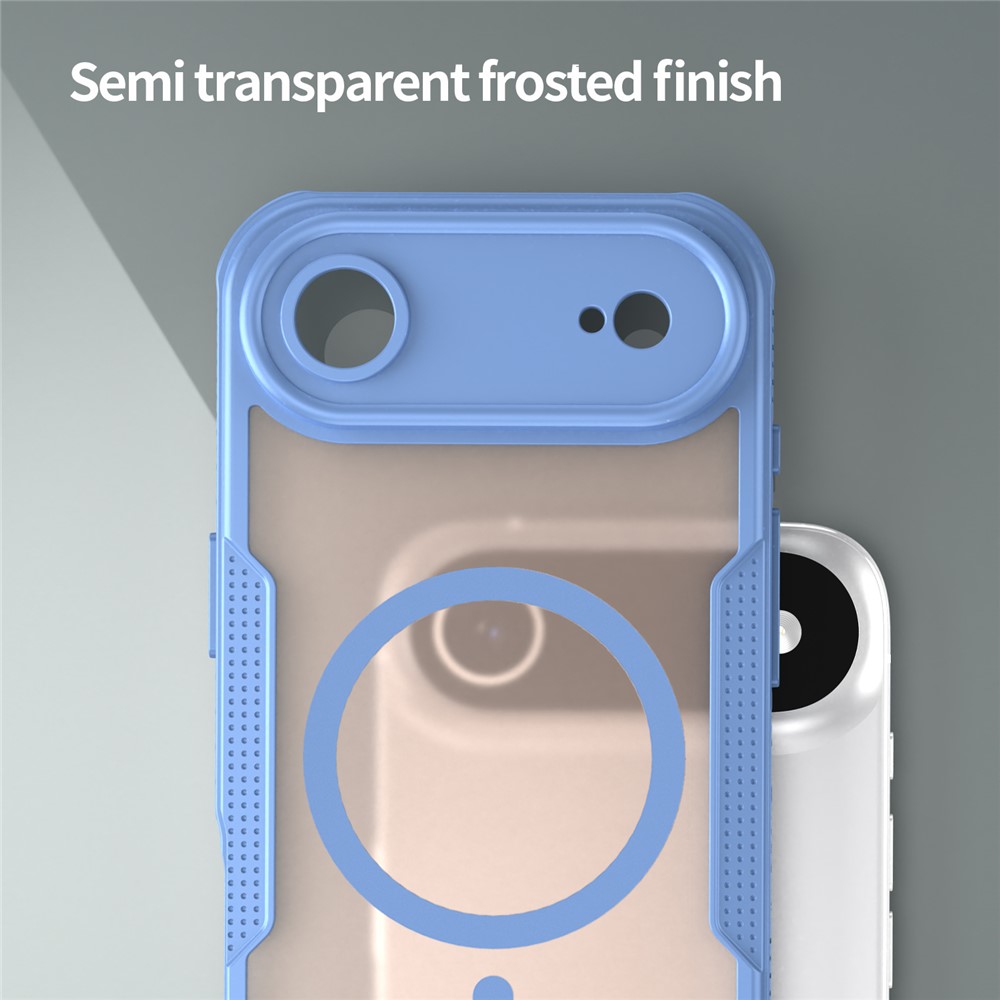  iPhone 17 Air Skal MagSafe Hybrid Armor Blå - Teknikhallen.se