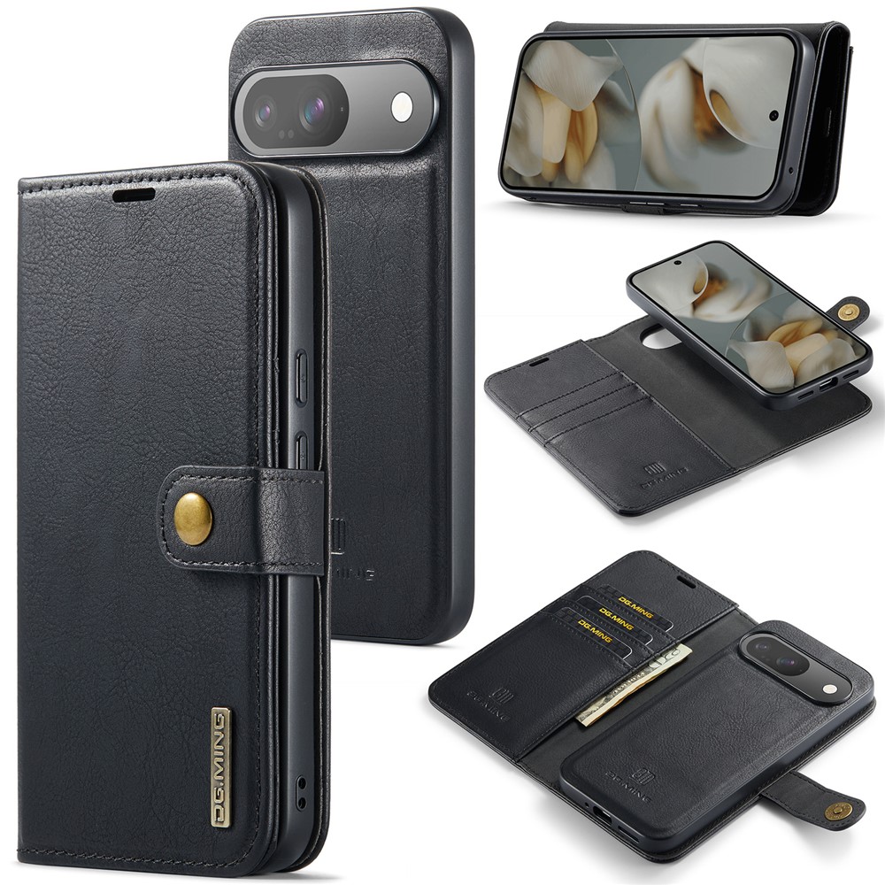 DG.MING DG.MING Google Pixel 10/10 Pro 2in1 Magnet Fodral / Skal Svart - Teknikhallen.se