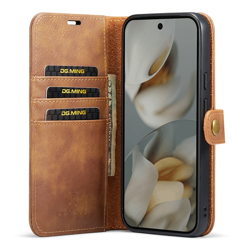 DG.MING DG.MING Google Pixel 10/10 Pro 2in1 Magnet Fodral / Skal Brun - Teknikhallen.se