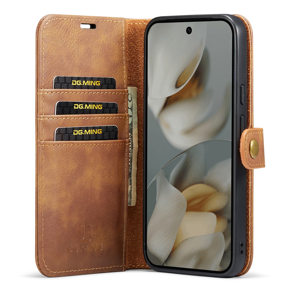DG.MING DG.MING Google Pixel 10 Pro XL 2in1 Magnet Fodral / Skal Brun - Teknikhallen.se