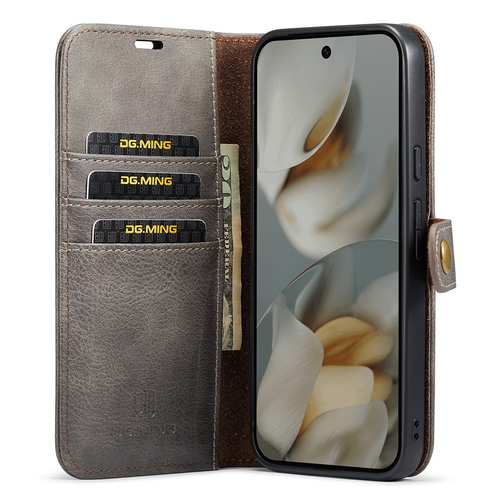 DG.MING DG.MING Google Pixel 10 Pro XL 2in1 Magnet Fodral / Skal Grå - Teknikhallen.se