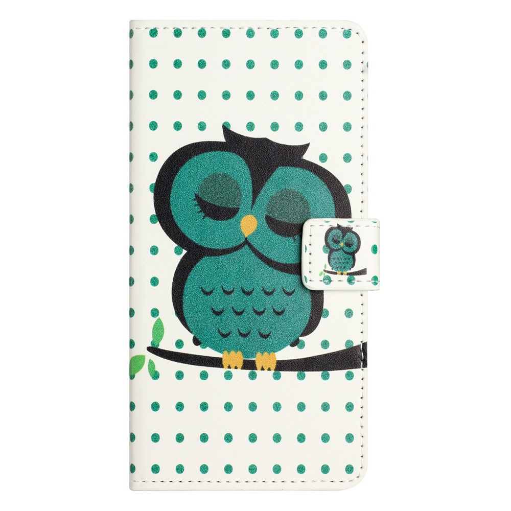  Motorola Moto G86 Power/G86 5G Fodral Med Tryck Uggla - Teknikhallen.se