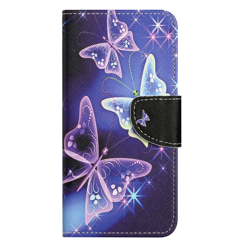  Motorola Moto G86 Power/G86 5G Fodral Läder Fjärilar - Teknikhallen.se
