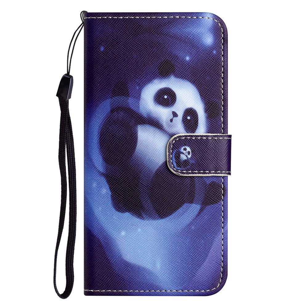  Motorola Moto G86 Power/G86 5G Fodral Läder Panda - Teknikhallen.se