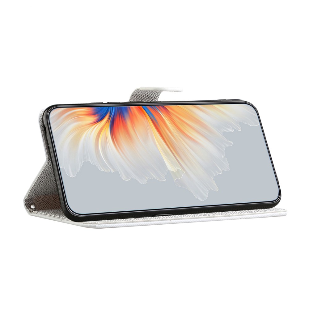  Motorola Moto G86 Power/G86 5G Fodral Blommor / Fjäril - Teknikhallen.se