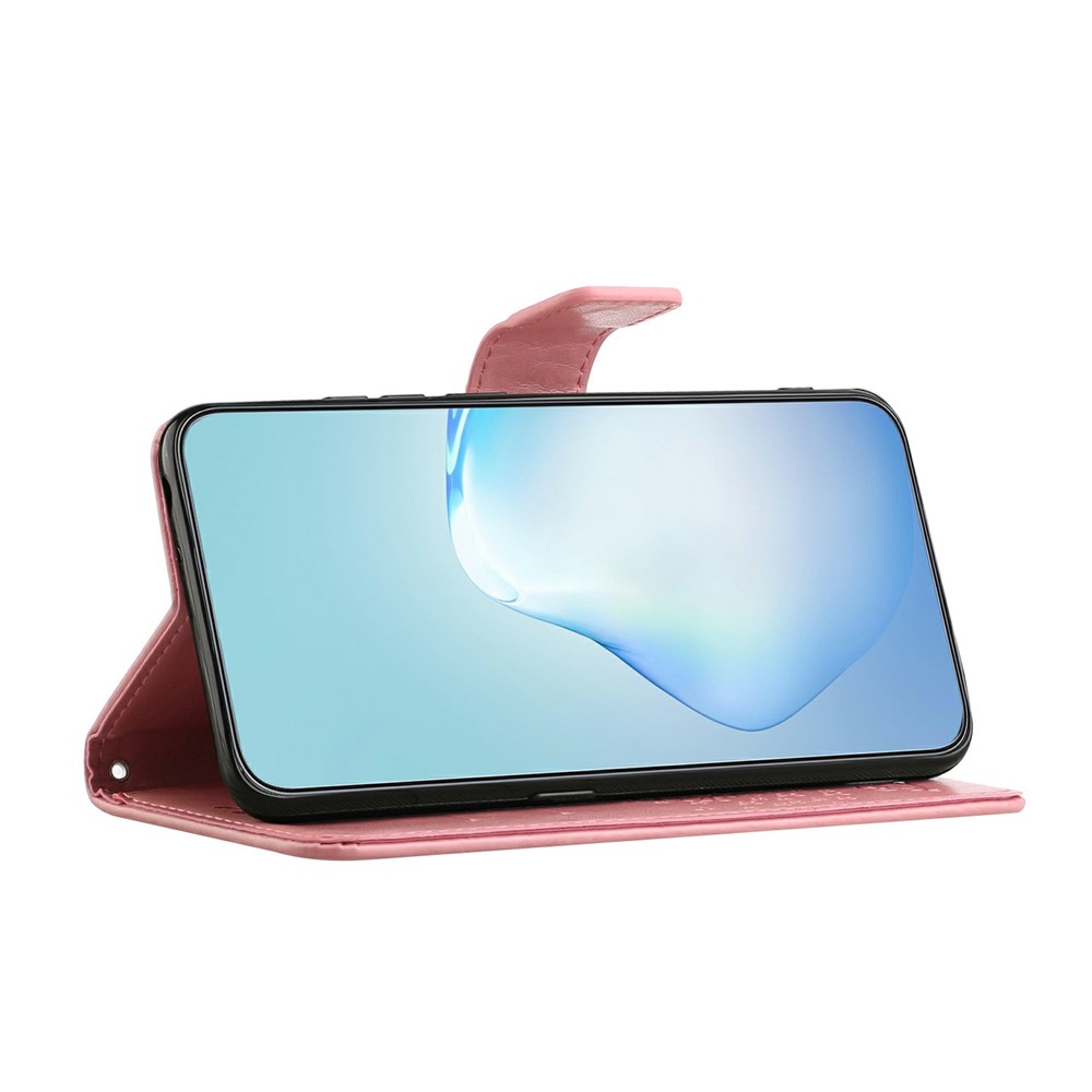  Motorola Moto G86 Power/G86 5G Fodral Träd Tryck Rosa - Teknikhallen.se