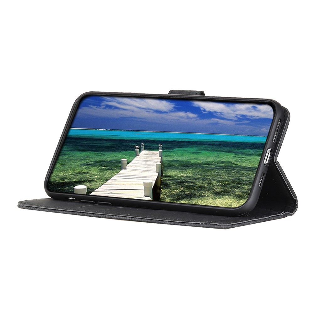 KHAZNEH KHAZNEH Motorola Moto G56 5G Fodral Läder Svart - Teknikhallen.se