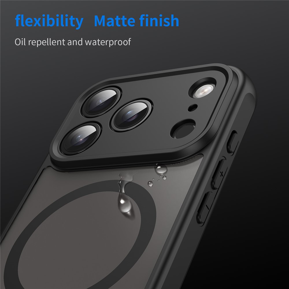  iPhone 17 Pro Skal MagSafe Hybrid Svart - Teknikhallen.se