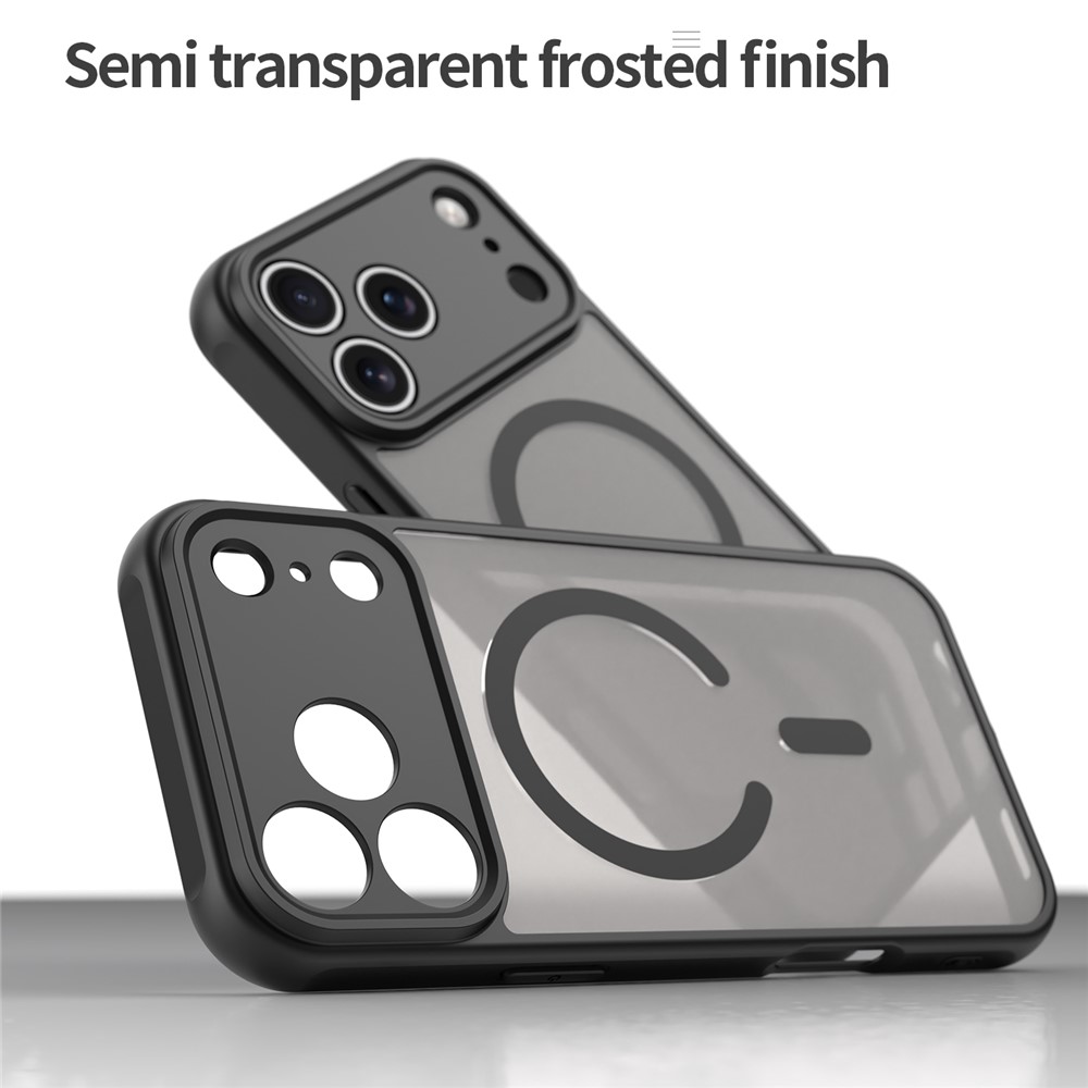  iPhone 17 Pro Max Skal MagSafe Hybrid Svart - Teknikhallen.se