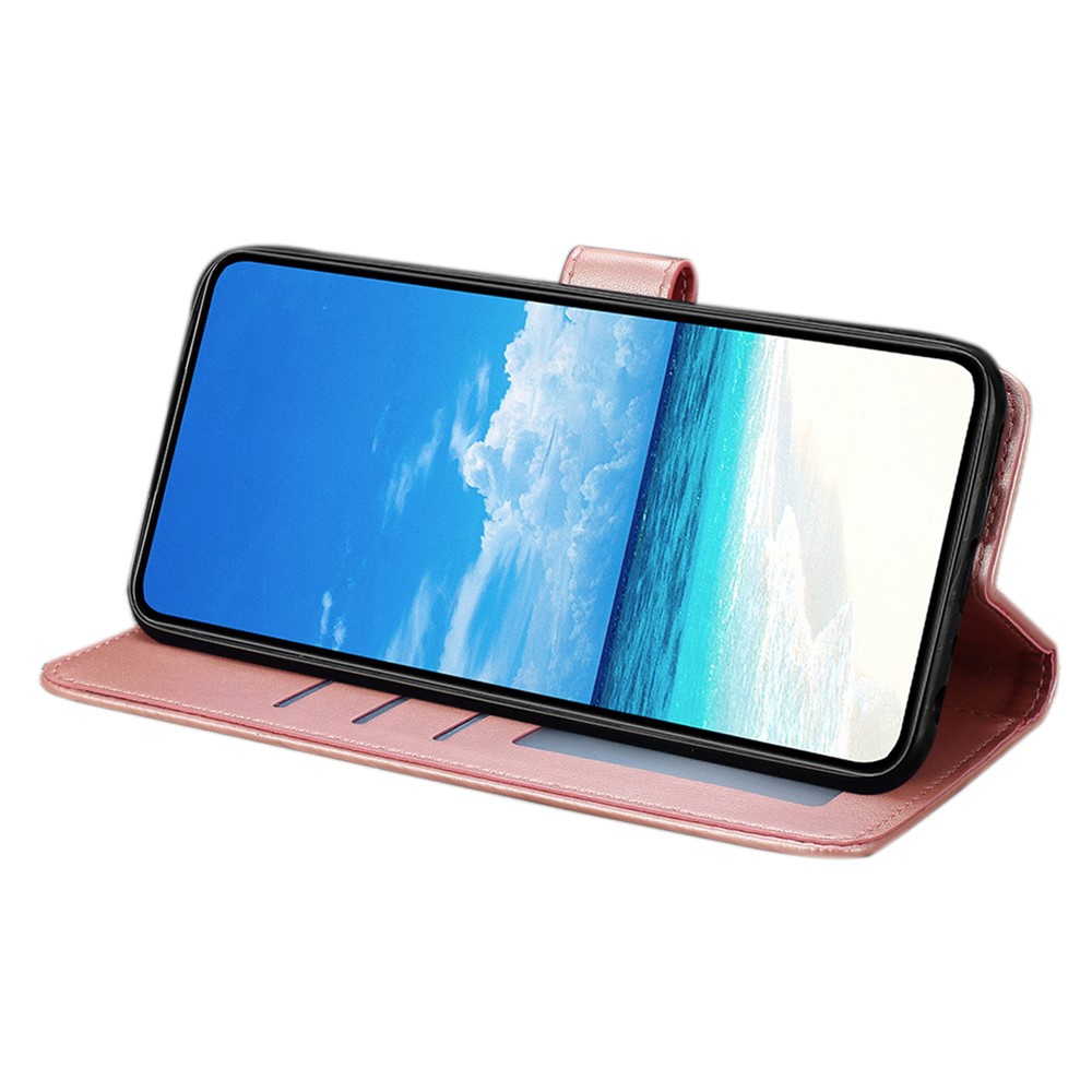  Motorola Moto G56 5G Fodral Fjäril Tryck Roséguld - Teknikhallen.se