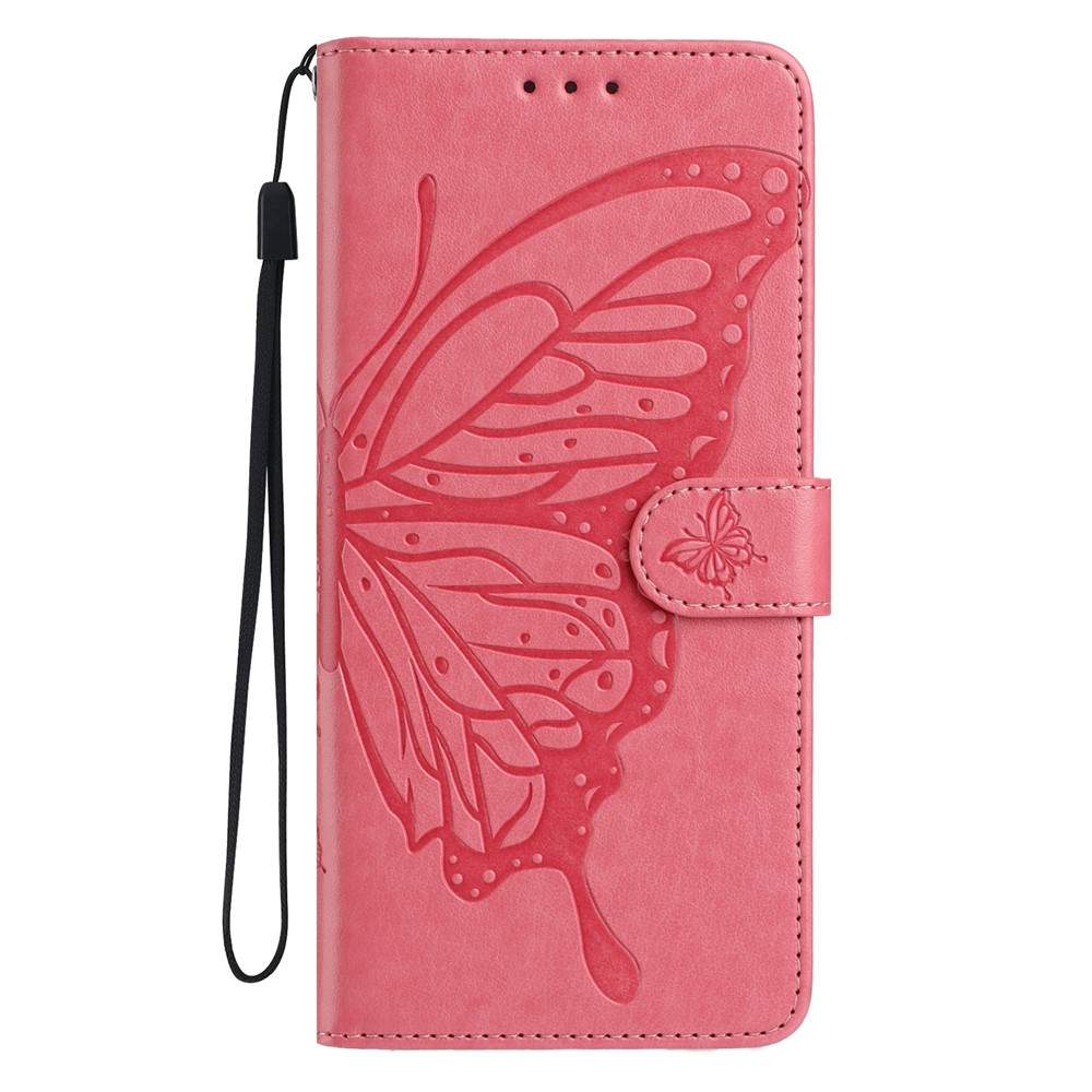  Motorola Moto G56 5G Fodral Fjäril Tryck Rosa - Teknikhallen.se