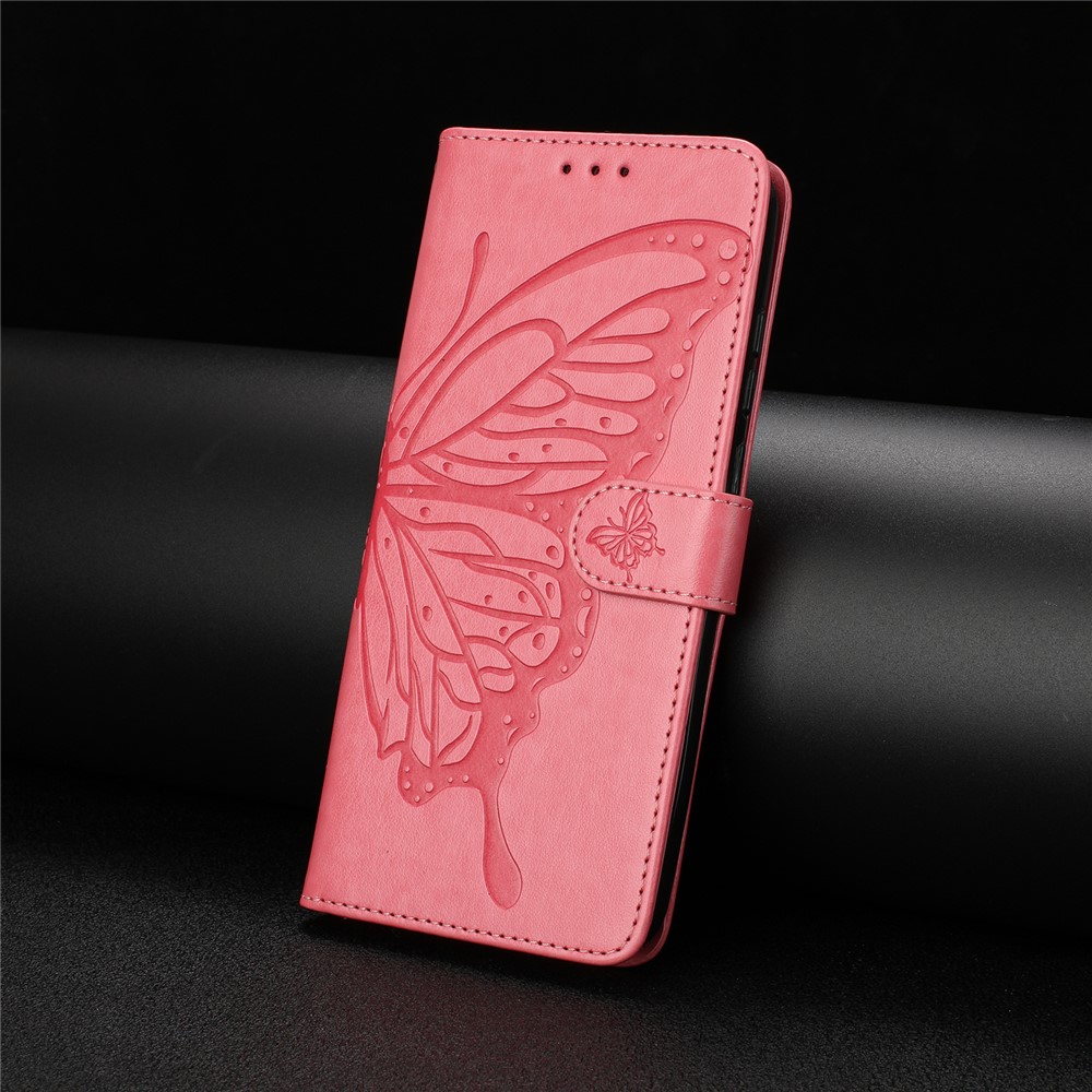  Motorola Moto G56 5G Fodral Fjäril Tryck Rosa - Teknikhallen.se