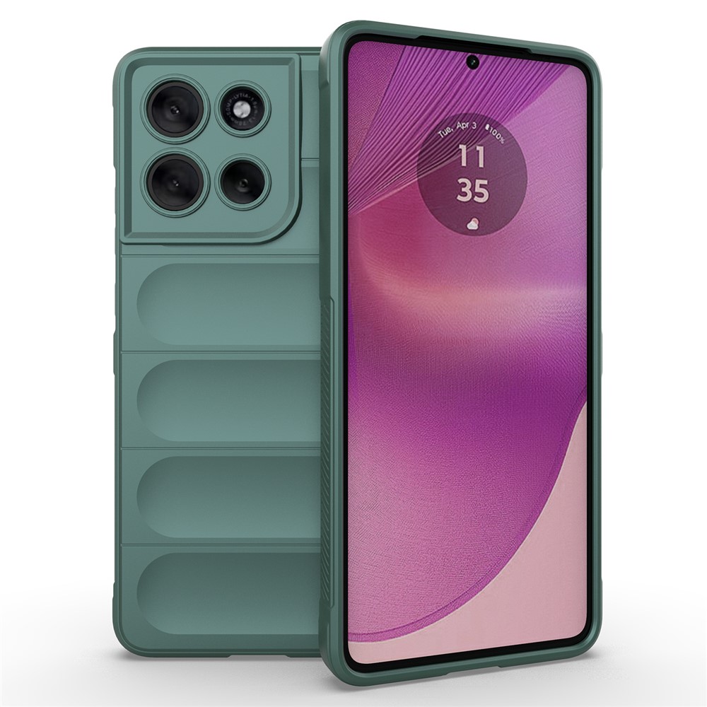 Motorola Moto G86 5G Skal Magic Shield Grön - Teknikhallen.se