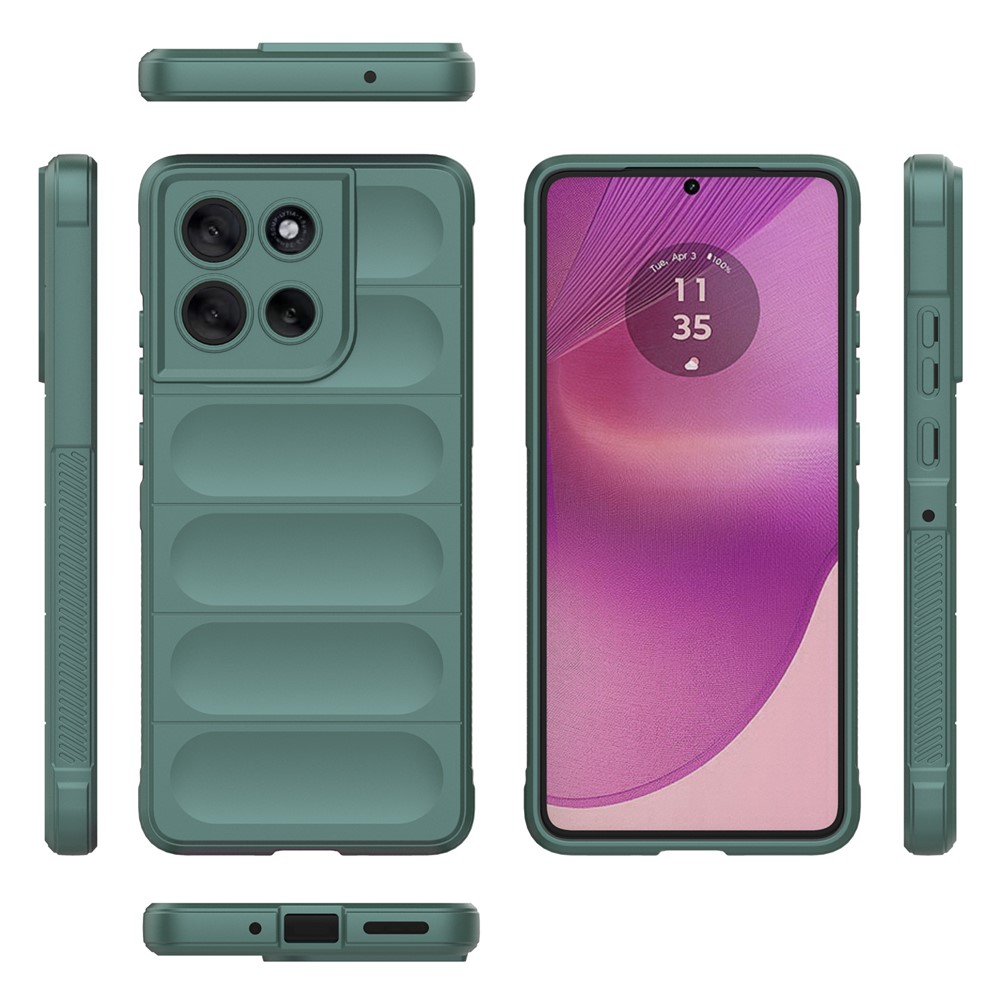  Motorola Moto G86 5G Skal Magic Shield Grön - Teknikhallen.se