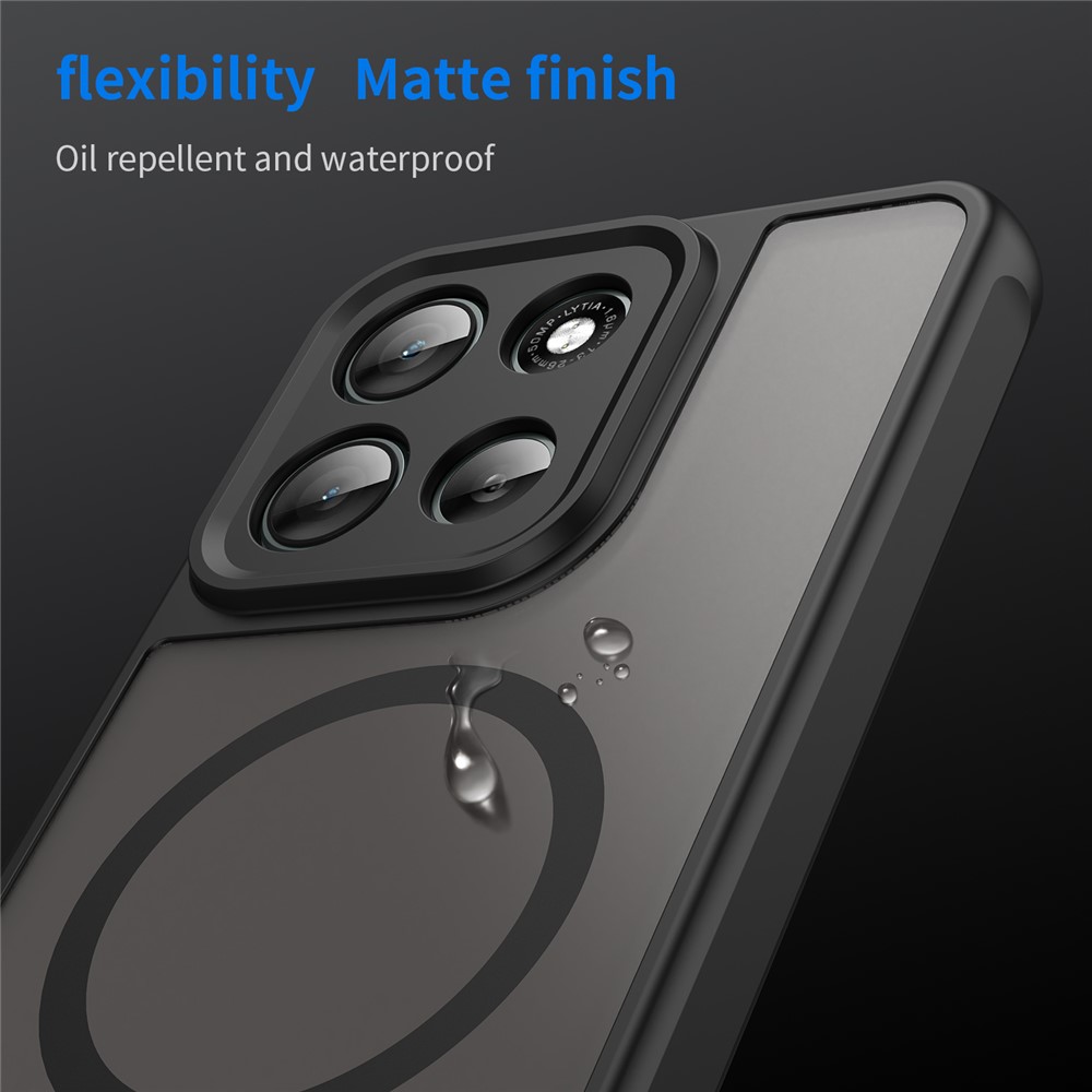  Motorola Moto G56 5G Skal MagSafe Hybrid Svart - Teknikhallen.se